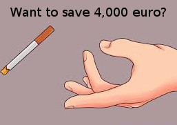 throwing away cigarette